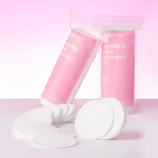 Soft Embossing Round Cotton Pads 120 Sheets