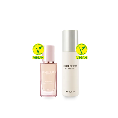 Glowy skin with strong fixationSET (Serum Foundation + Prime Primer Setting Fixer 100ml)