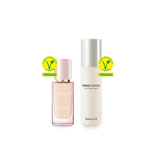 Glowy skin with strong fixationSET (Serum Foundation + Prime Primer Setting Fixer 100ml)