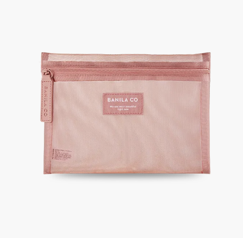 BanilaCo Mesh Pouch Set Pink