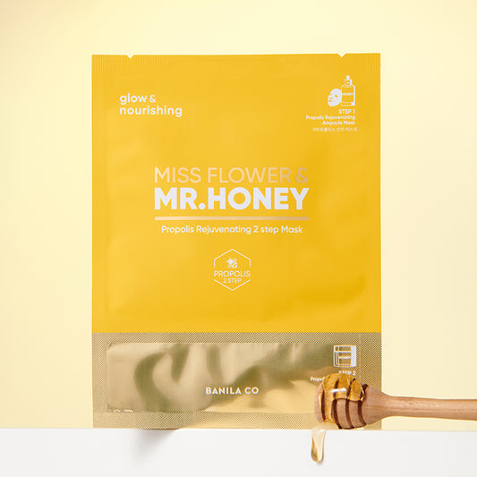 Miss Flower and Mr. Honey Propolis Rejuvenating 2-Step Mask