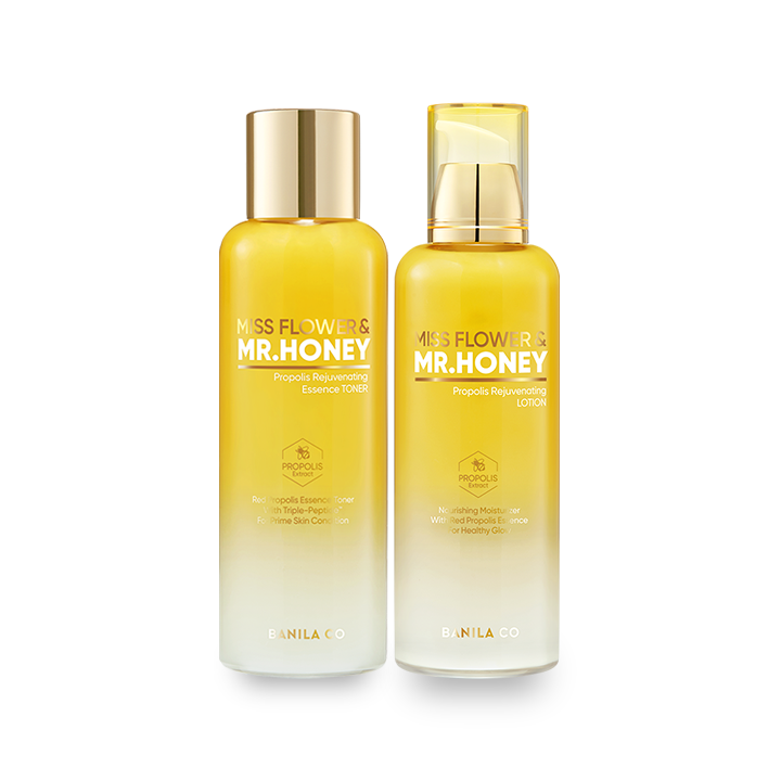 Miss Flower and Mr. Honey Toner & Lotion Set