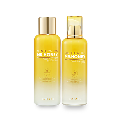 Miss Flower and Mr. Honey Toner & Lotion Set