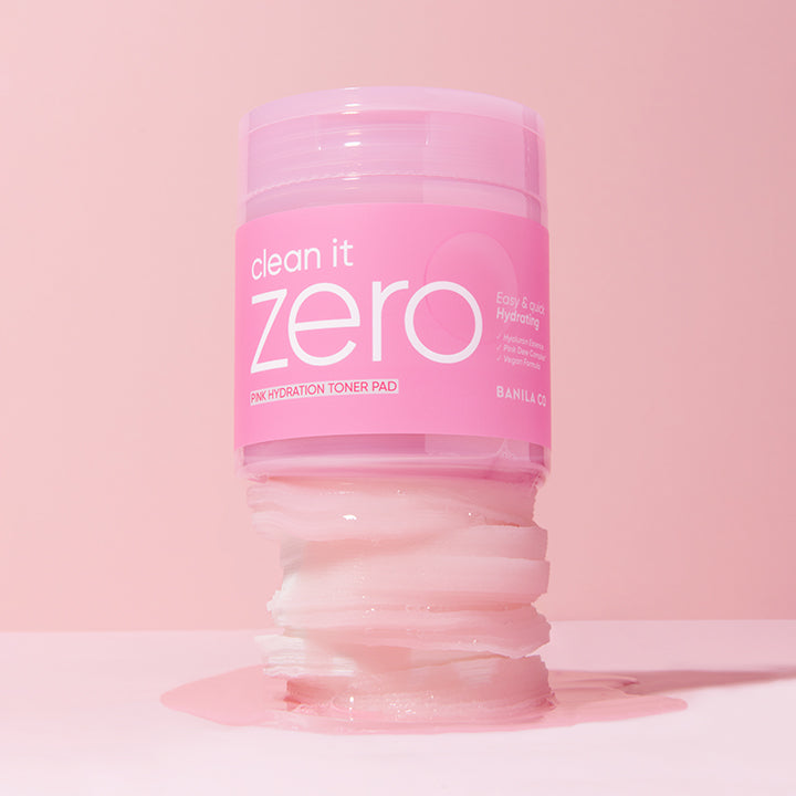 Clean It Zero Pink Moisturizing Toner Pads 70 sheets