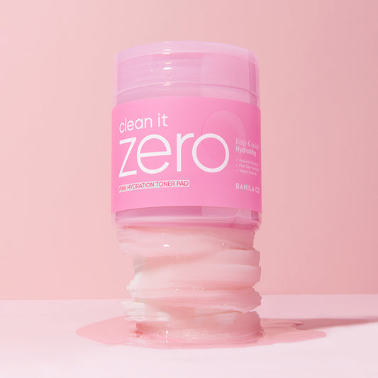 Clean It Zero Pink Moisturizing Toner Pads 70 sheets