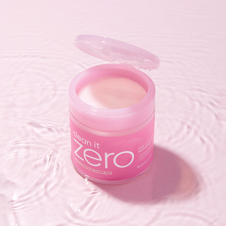 Clean It Zero Pink Moisturizing Toner Pads 70 sheets
