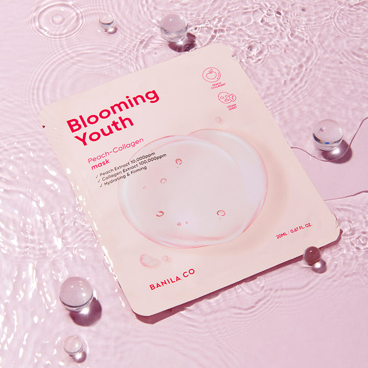 Blooming Youth Peach Collagen Mask Sheet 5 sheets