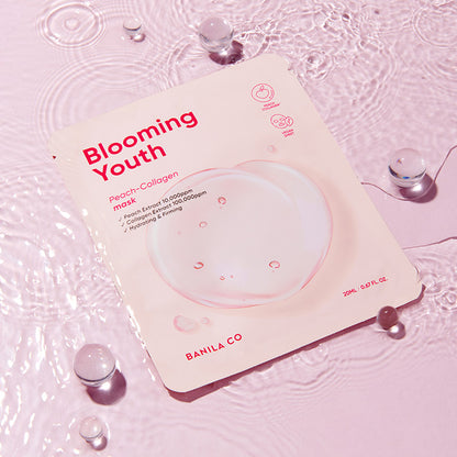 Blooming Youth Peach Collagen Mask Sheet 10 sheets