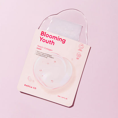 Blooming Youth Peach Collagen Mask Sheet 10 sheets