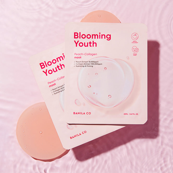 Blooming Youth Peach Collagen Mask Sheet 5 sheets