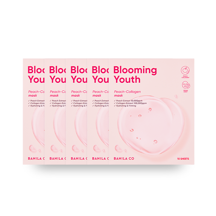 Blooming Youth Peach Collagen Mask Sheet 5 sheets