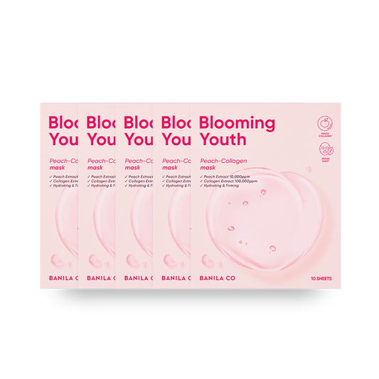 Blooming Youth Peach Collagen Mask Sheet 5 sheets